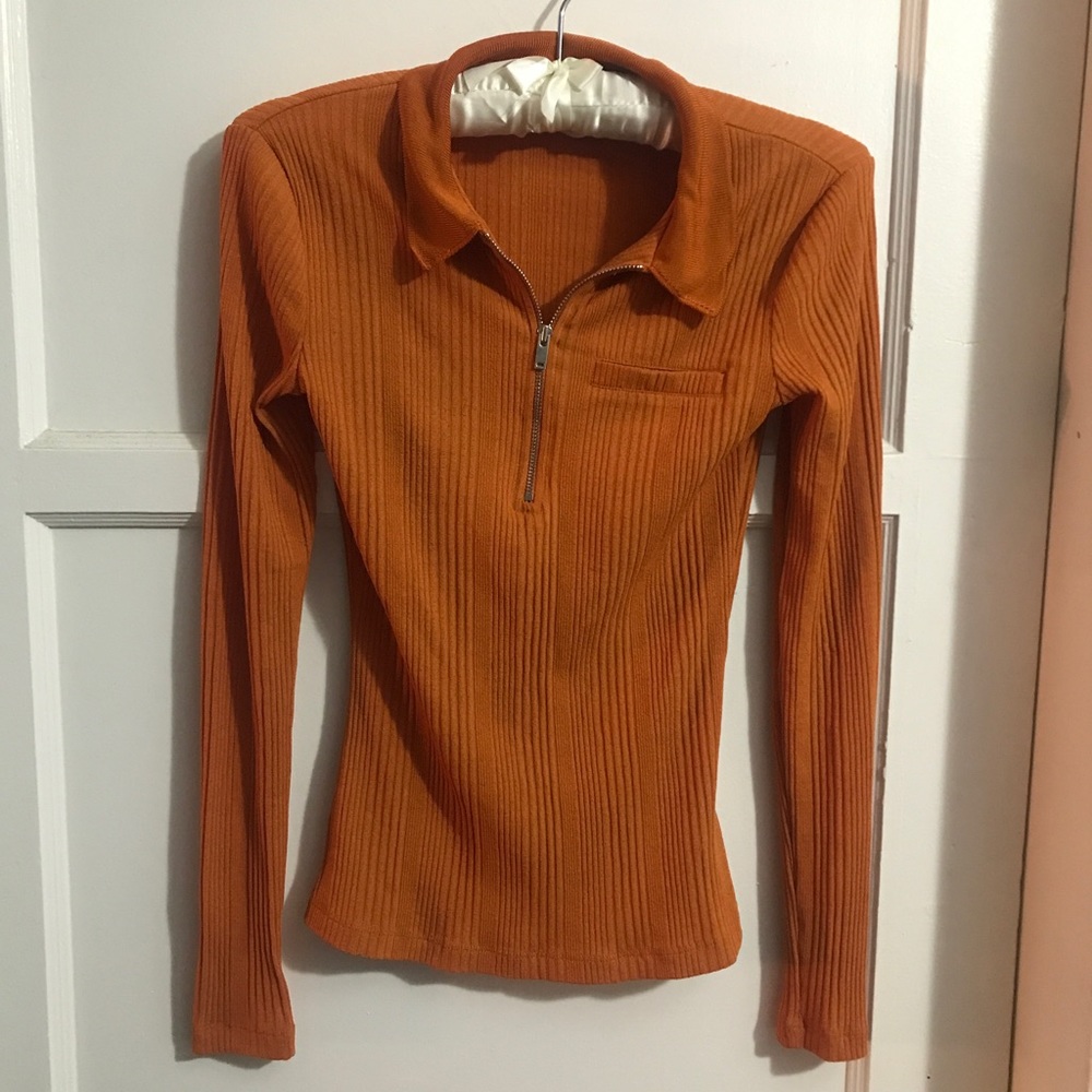other stories fitted collar top
